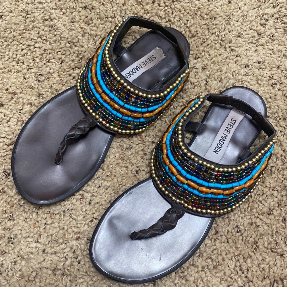 Steve Madden Beaded Sandals